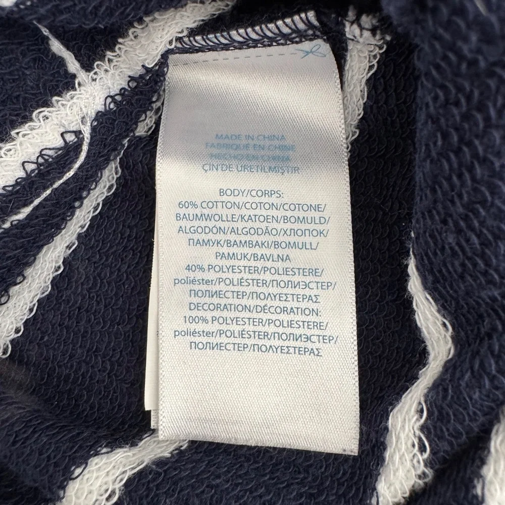 Ralph Lauren Striped Bear Patch Ruffle Bonjour‎ Dress Baby Girl Size 6 Months I